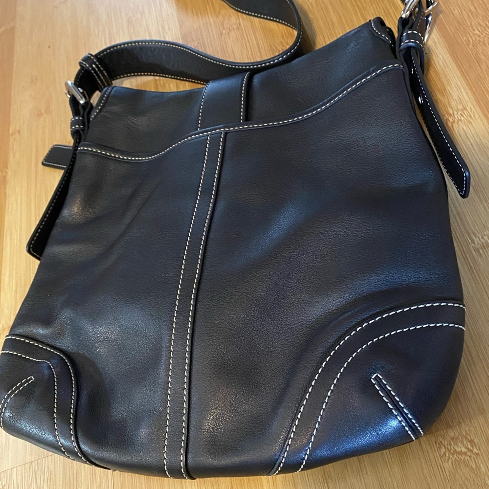 Vintage Coach Soho Buckle Flap Leather Shoulder & Crossbody Bag Style No. 9480 - Picture 12 of 16